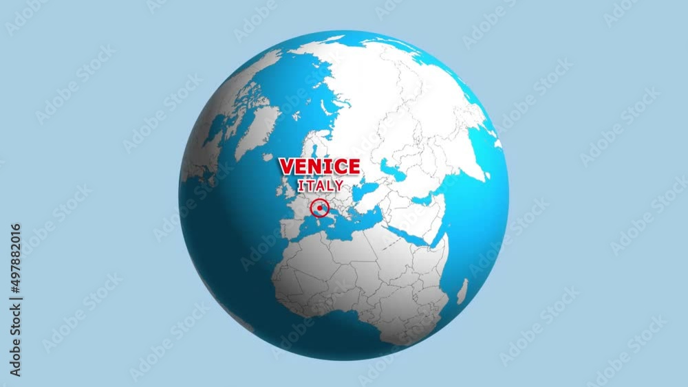 ITALY VENICE ZOOM IN FROM SPACE ITALY VENICE ZOOM IN FROM SPACE