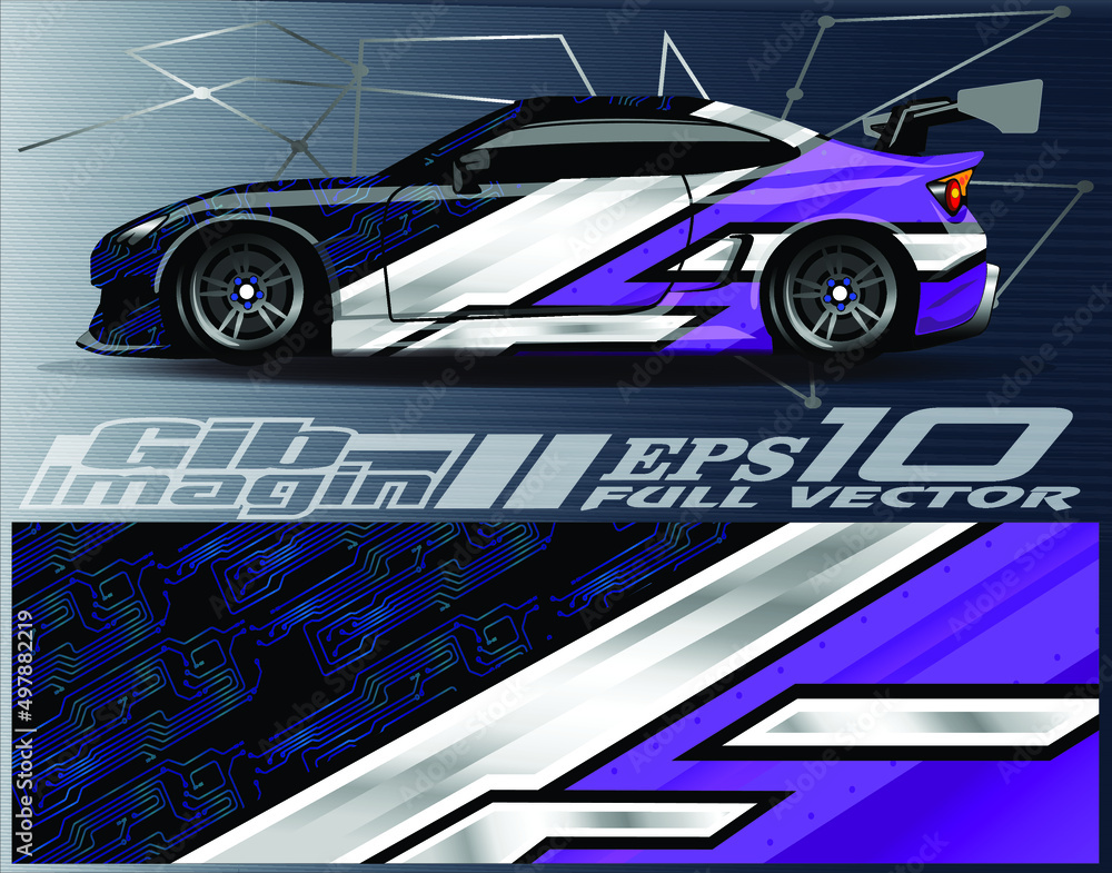 car decal design vector. abstract background for vehicle vinyl wrap car decal design vector. abstract background for vehicle vinyl wrap