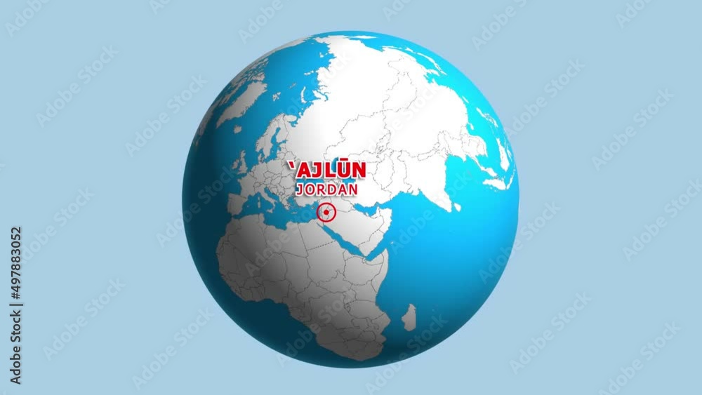 JORDAN AJLUN ZOOM IN FROM SPACE JORDAN AJLUN ZOOM IN FROM SPACE