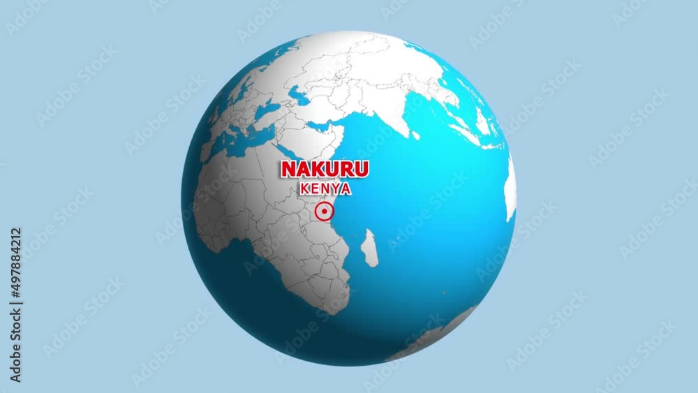 KENYA NAKURU ZOOM IN FROM SPACE KENYA NAKURU ZOOM IN FROM SPACE