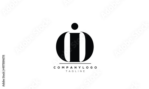  Alphabet letters Initials logo OI photo