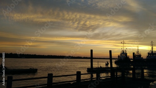 sunset in the harbor © Kai