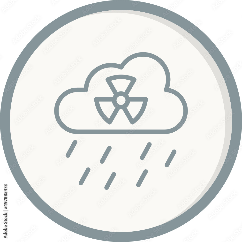 Acid Rain Icon Acid Rain Icon