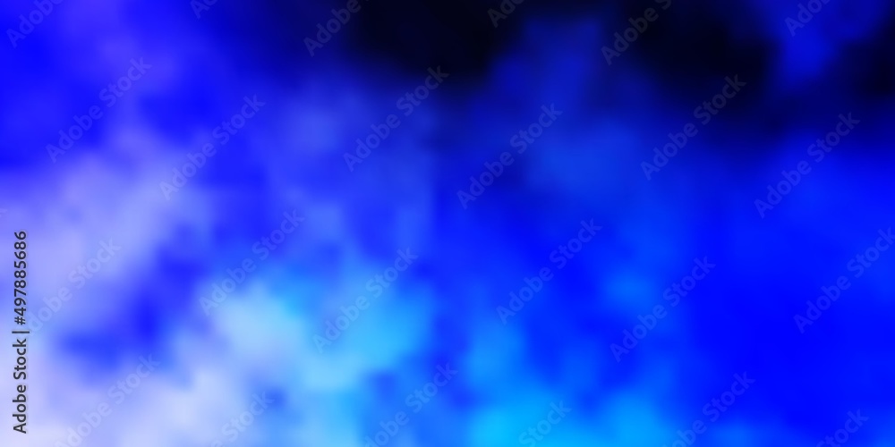Light Pink, Blue vector background with clouds. Light Pink, Blue vector background with clouds.