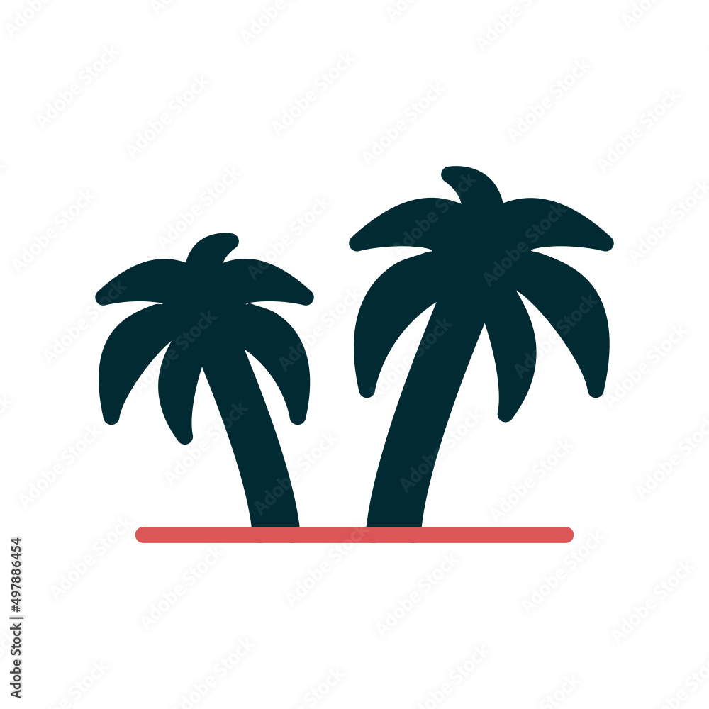 Obraz premium Oasis Icon