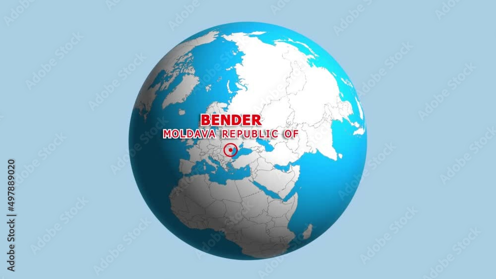 MOLDAVA REPUBLIC OF BENDER ZOOM IN FROM SPACE MOLDAVA REPUBLIC OF BENDER ZOOM IN FROM SPACE