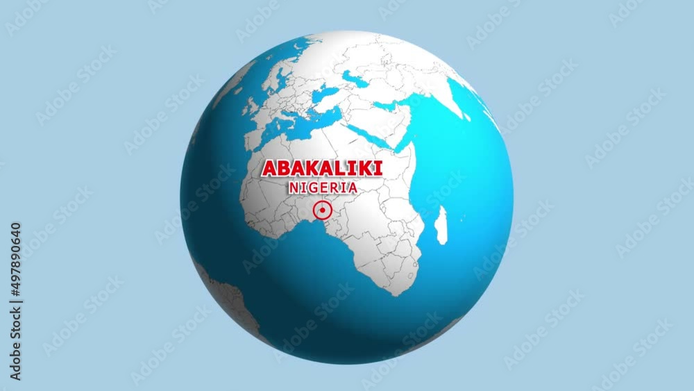 NIGERIA ABAKALIKI ZOOM IN FROM SPACE NIGERIA ABAKALIKI ZOOM IN FROM SPACE