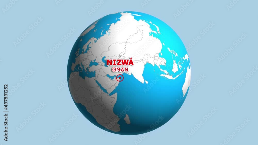 OMAN NIZWA ZOOM IN FROM SPACE OMAN NIZWA ZOOM IN FROM SPACE
