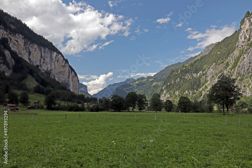 Lauterbrunnental  Alpen  Berner Oberland  Schweiz 