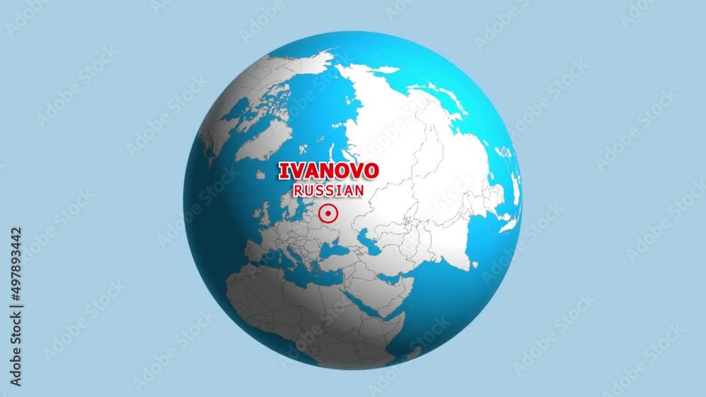 RUSSIAN IVANOVO ZOOM IN FROM SPACE RUSSIAN IVANOVO ZOOM IN FROM SPACE