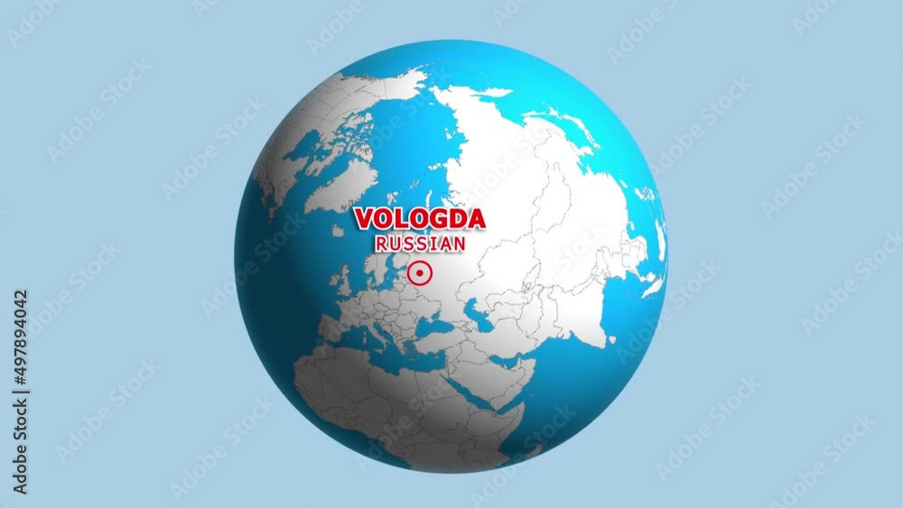 RUSSIAN VOLOGDA ZOOM IN FROM SPACE RUSSIAN VOLOGDA ZOOM IN FROM SPACE