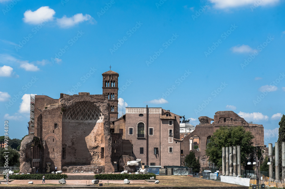 Fototapeta premium Beautiful view of Rome, Italy