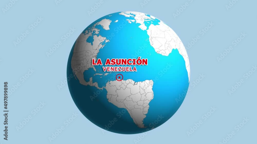 VENEZUELA LA ASUNCION ZOOM IN FROM SPACE VENEZUELA LA ASUNCION ZOOM IN FROM SPACE