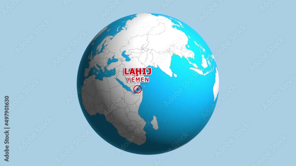 YEMEN LAHIJ ZOOM IN FROM SPACE YEMEN LAHIJ ZOOM IN FROM SPACE