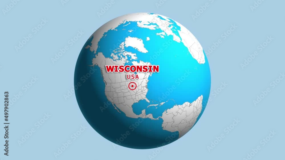 USA WISCONSIN ZOOM IN FROM SPACE USA WISCONSIN ZOOM IN FROM SPACE