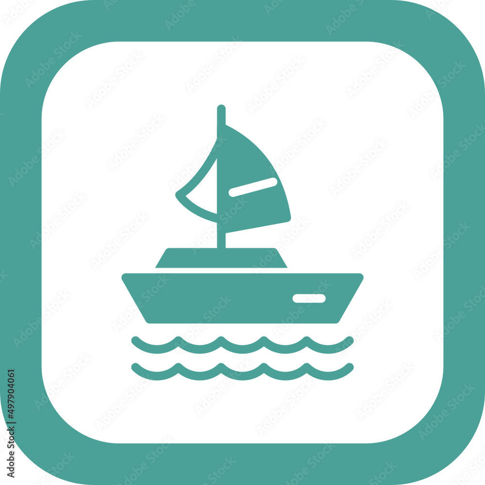 Sailing Boat Icon Sailing Boat Icon