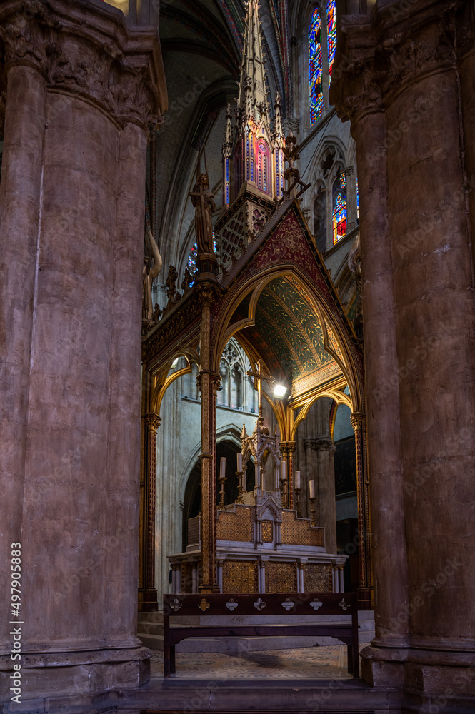 interior of church in bayonne