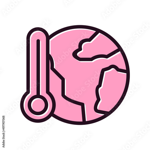 Greenhouse Effect Icon