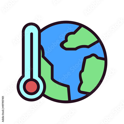 Greenhouse Effect Icon