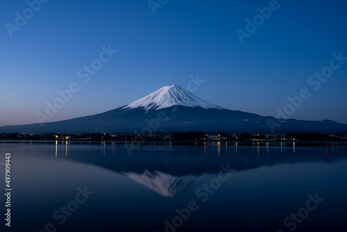 薄明の富士山 Fototapet
