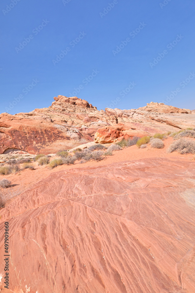 Naklejka premium Red rocks in Valley of fire