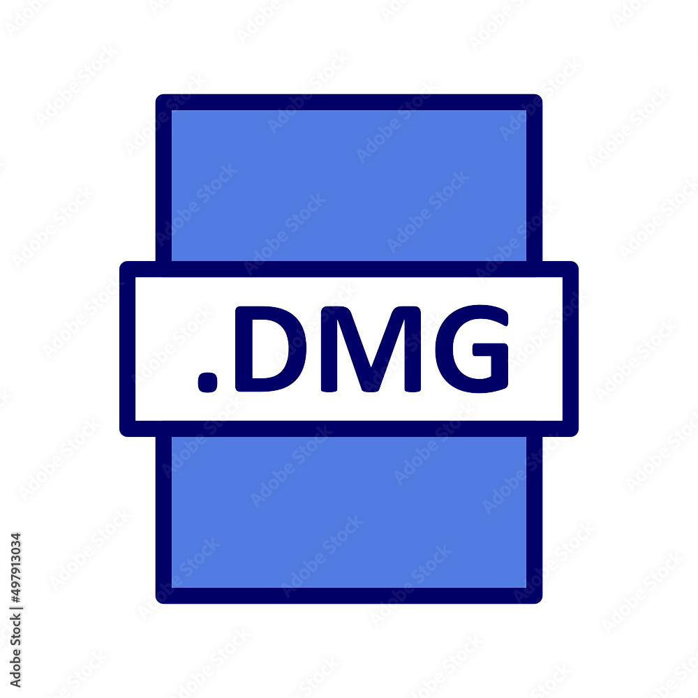 Obraz premium .DMG Icon