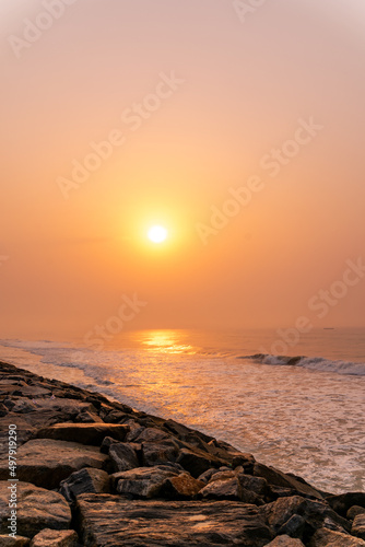 Sunrise at Elmina, Cape Coast, Ghana. photo