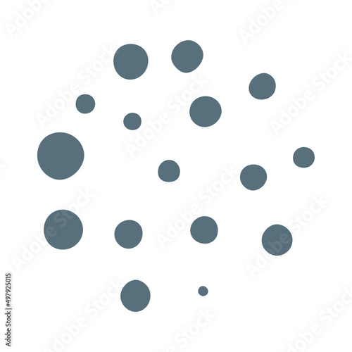 abstract organic shape vector element