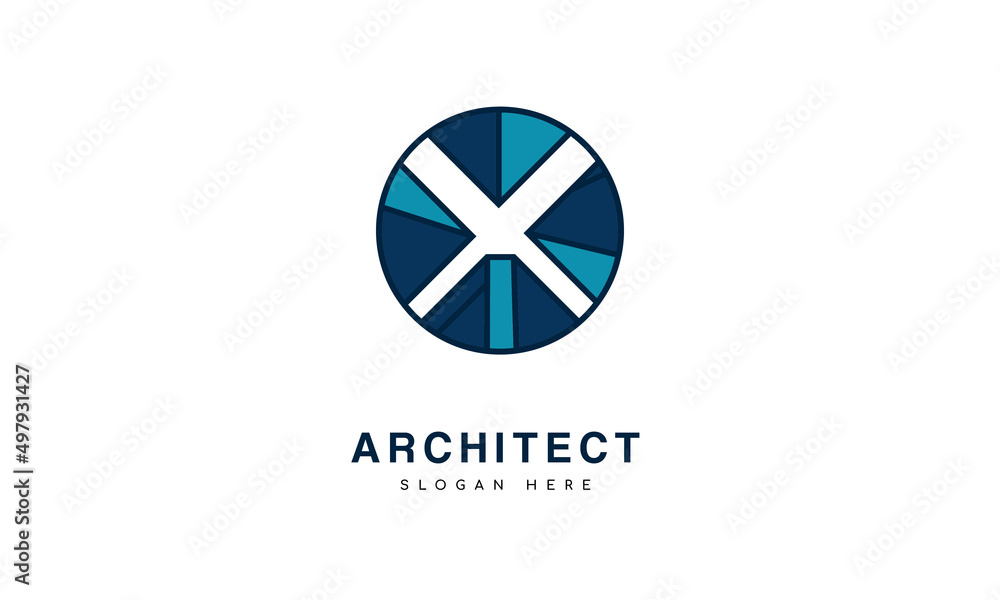Architect logo template design, icon illustration Architect logo template design, icon illustration