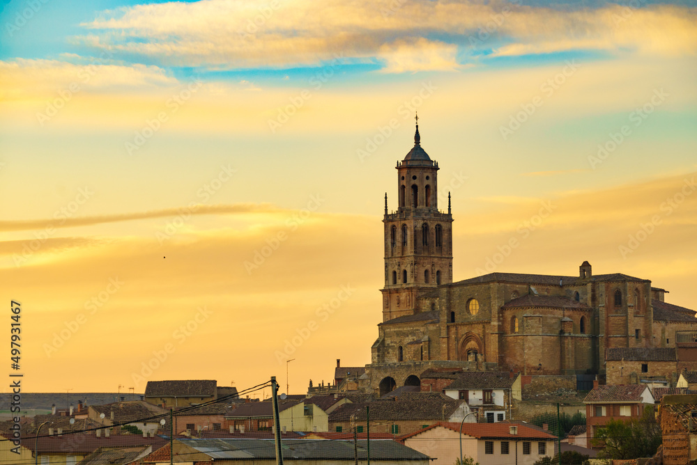 Church in town Santa Maria del Campo, Spain. Church in town Santa Maria del Campo, Spain.