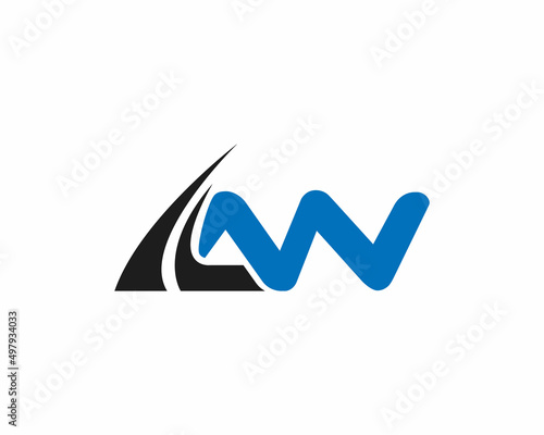 AW Letter Logo Design Vector Icon. Creative and Monogram Alphabet Template.