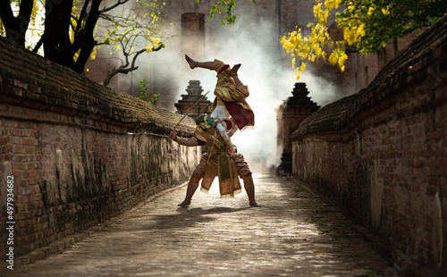 Foto Khon, Is a classical Thai dance in a mask
