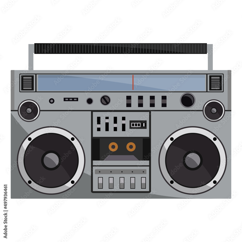 Fototapeta premium Boom Box radio