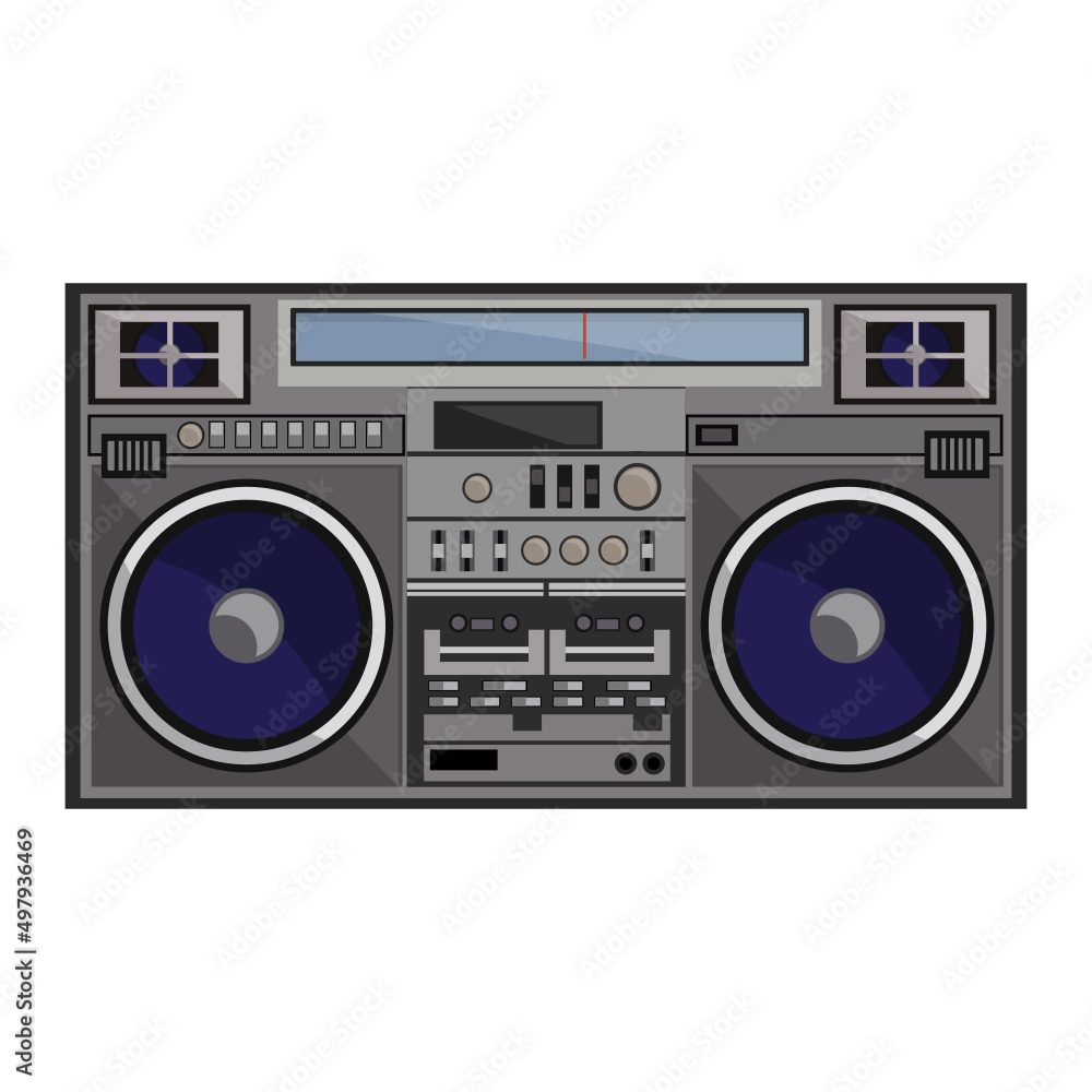 Fototapeta premium Boom Box radio