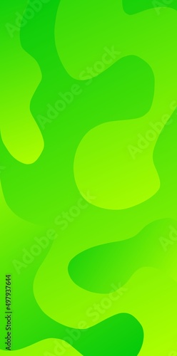Abstract background green. Green abstract fluid mobile wallpaper. Best abstract gradient wallpaper with beautiful geometric shapes. Abstract shapes. 