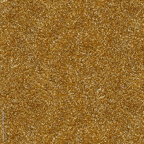 Golden background with glitter effect.