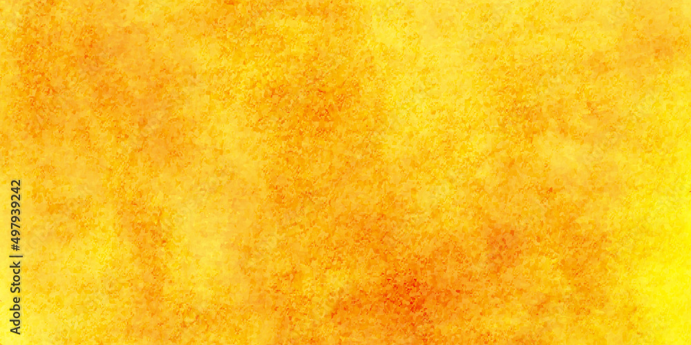 Abstract creative and decorative grunge blurred yellow or orange background.  Old yellow or orange grunge texture background with space and for wallpaper  and making any types of design related works. Stock Vector |