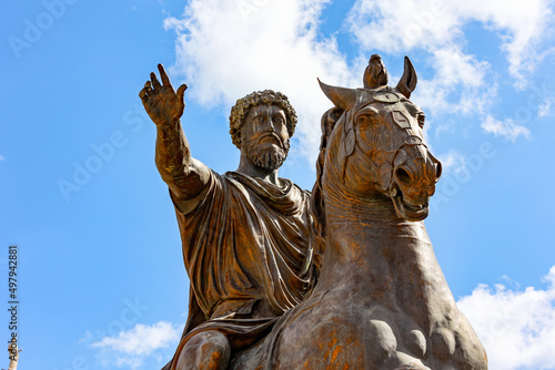 Equestrian statue of Marco Aurelio, Rome
