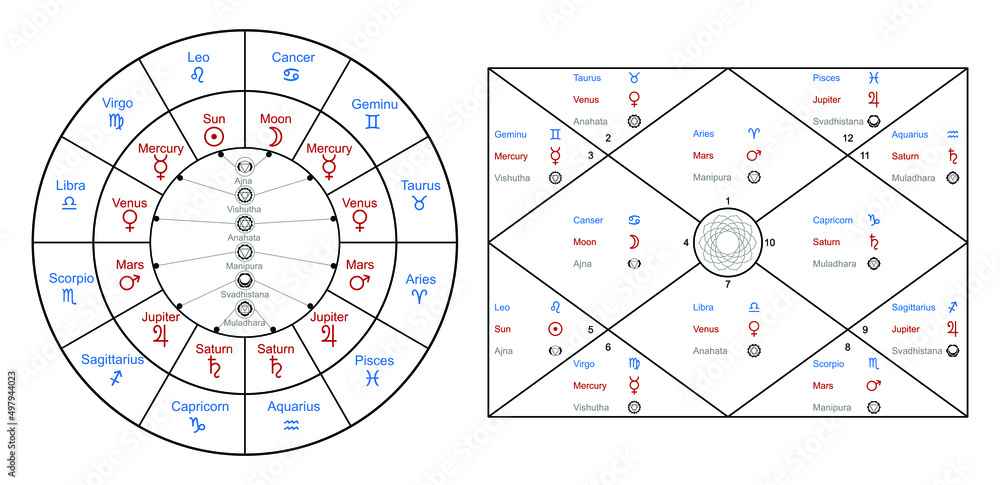 Hindu Astrological Natal Card For Personal North Indian 56 OFF
