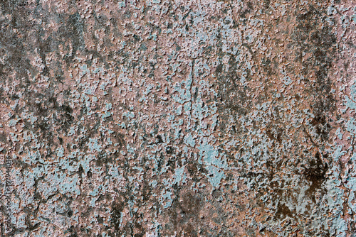 Obraz na płótnie Outdoor natural dirty weathered abstract wall pattern.Textured outdoor wall background w salonie