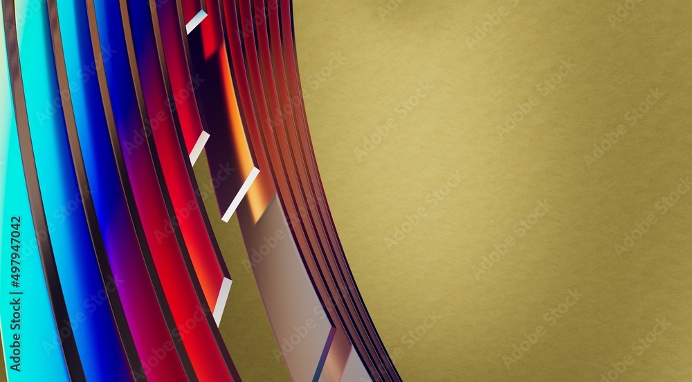 Fototapeta premium Abstract Low-Poly background. triangulated texture. Design 3d.