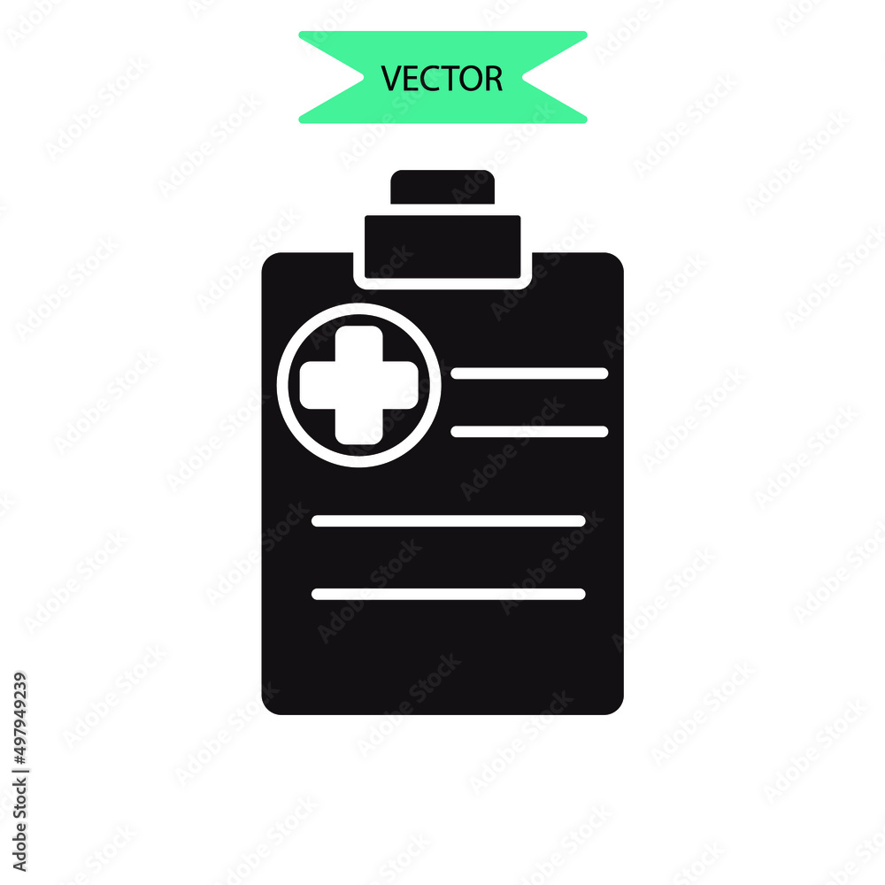 Insurance icons symbol vector elements for infographic web Insurance icons symbol vector elements for infographic web