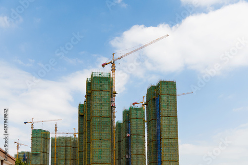 Wallpaper Mural The new apartments are under construction Torontodigital.ca