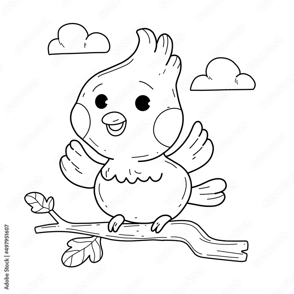 animals coloring book alphabet. Isolated on white background. Vector cartoon bird. animals coloring book alphabet. Isolated on white background. Vector cartoon bird.