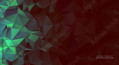Colorful low poly background
