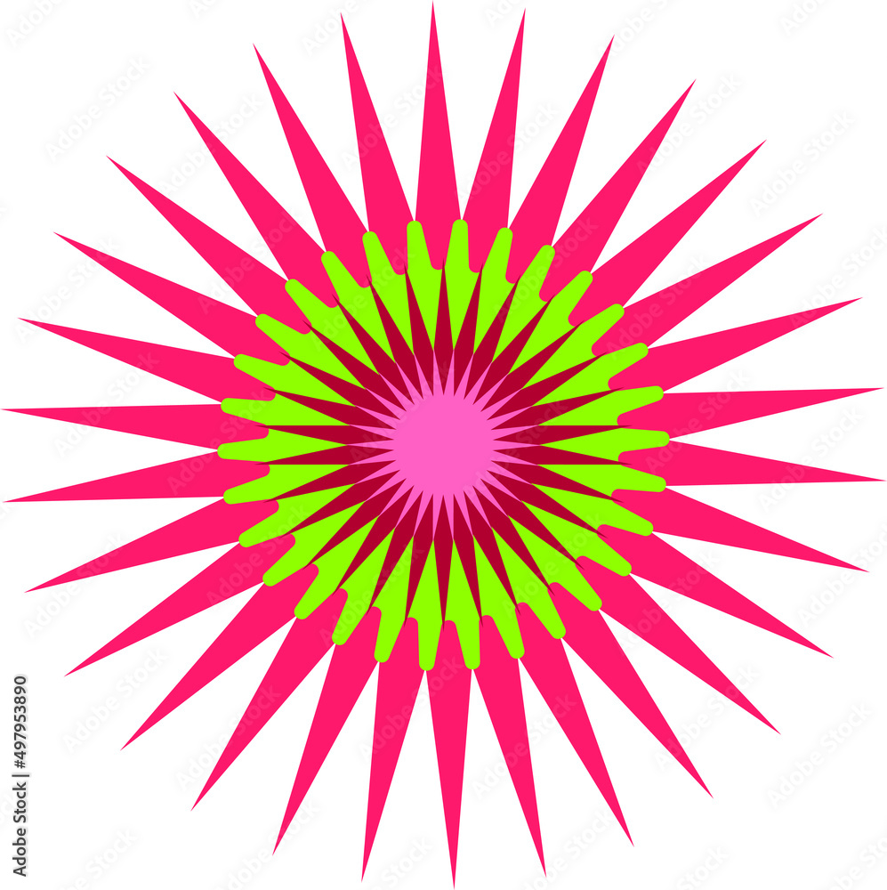 A bright shining star. Vector file. A bright shining star. Vector file.