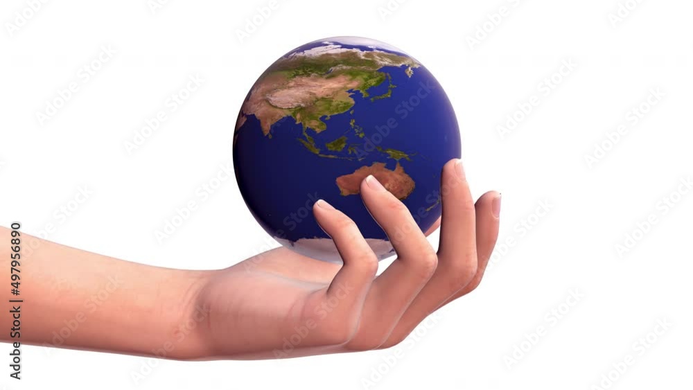 Two blue human hands holding floating spheres isolated on red background. Concept of people social connection and psychology relations. Surreal 3d digital animation. Two blue human hands holding floating spheres isolated on red background. Concept of people social connection and psychology relations. Surreal 3d digital animation.