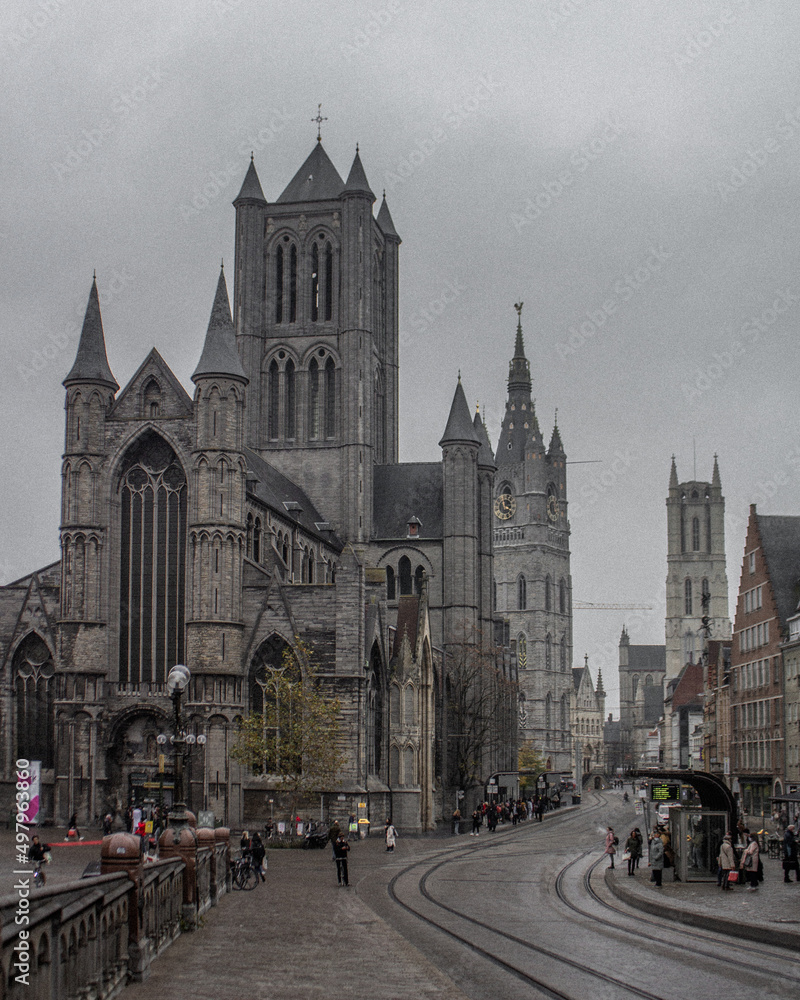 Fototapeta premium Church in Ghent