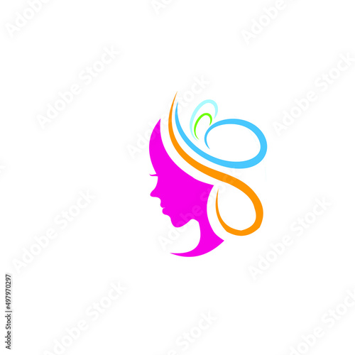 Face Women Beauty Salon logo vector