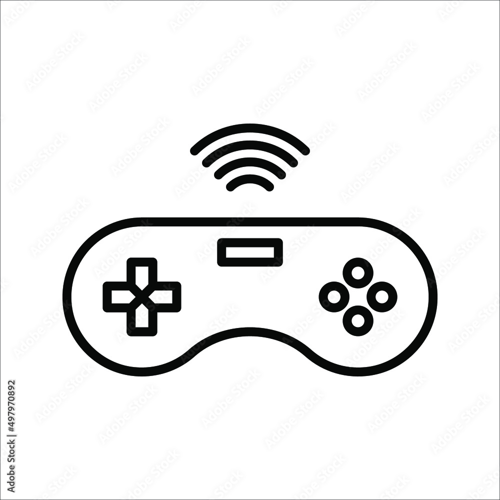 game controller vector icon. joystick icon. technology and entertainment. vector illustration on white background game controller vector icon. joystick icon. technology and entertainment. vector illustration on white background